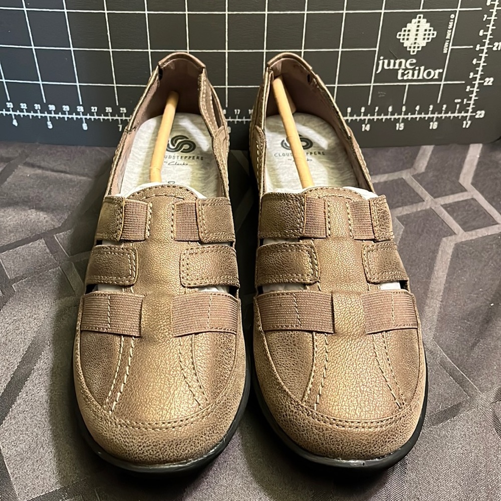 Clarks “Sillian Stork” slip on fisherman’s sandal